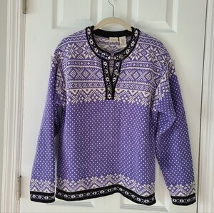 LL Bean Vintage Nordic Sweater